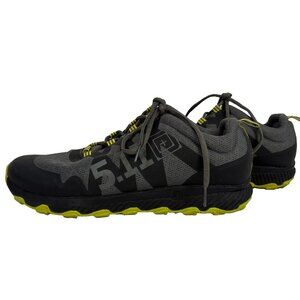 5.11 Tactical A/T Trainer Shoes Mens Size 12 Gray Black Neon Running
